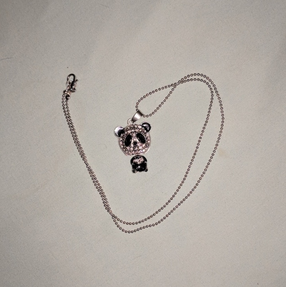Panda pendant necklace